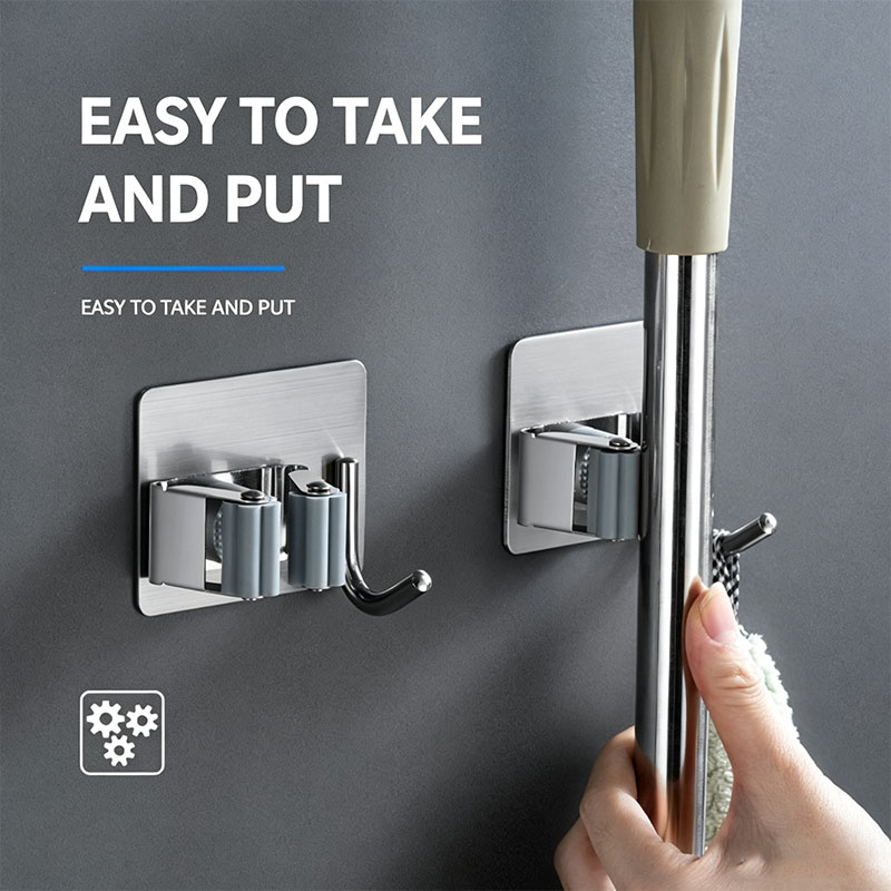 Home Bathroom Organizer - Клеевые настенные многофункциональные крючки для кухни,