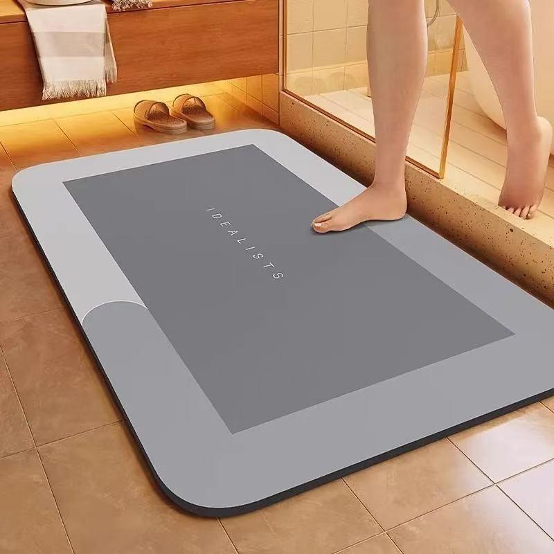 Jet Home Bathroom Mats - Супервпитывающий коврик для ванной с нескользящей