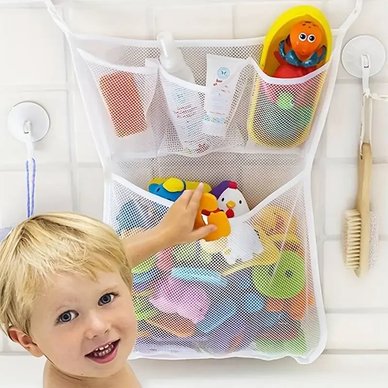 Home Bathroom Organizer - Органайзер для дома: Детская подвесная сетчатая