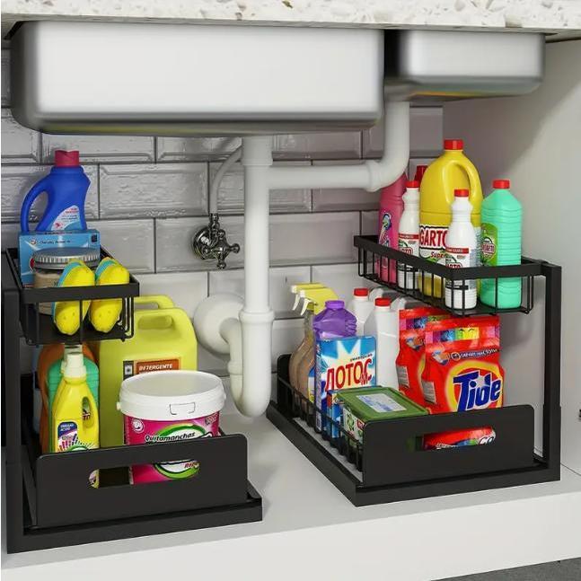 Усиленный выдвижной органайзер – обзор и цена Home Bathroom Organizer