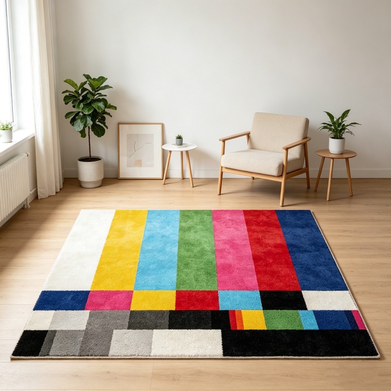 Пастельный радужный полосатый  – обзор и цена Home Goods Bathroom Rugs
