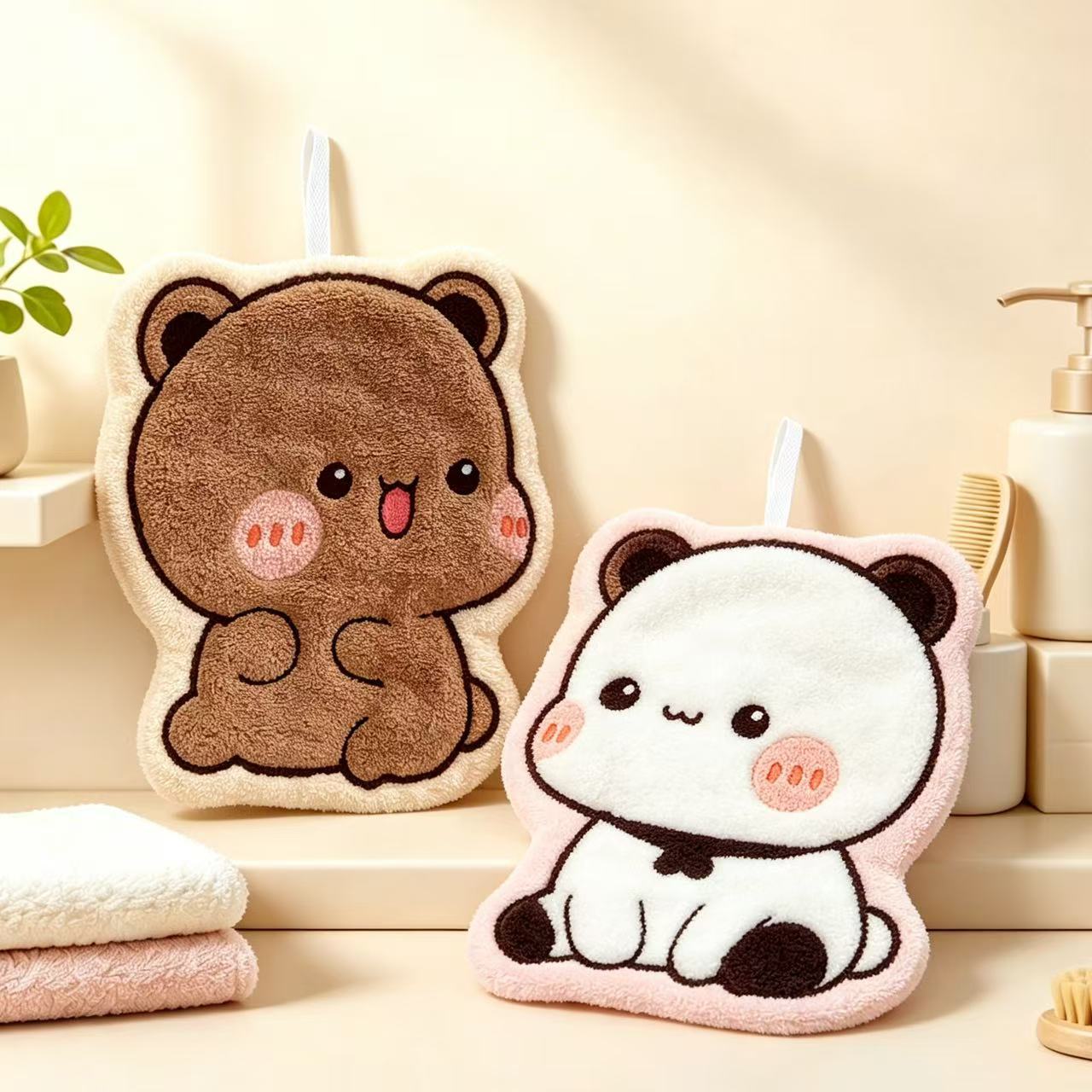 Мягкое полотенце для рук с изо – обзор и цена Home Bathroom Decor