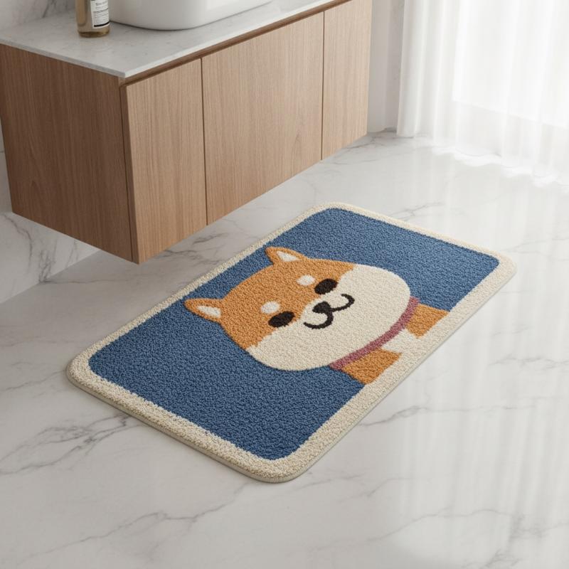 Мягкий впитывающий коврик для  – обзор и цена Jet Home Bathroom Mats