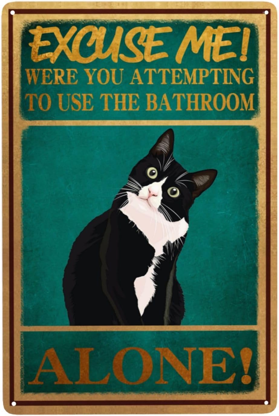 Ретро-табличка из жести с изоб – обзор и цена Home Bathroom Sign
