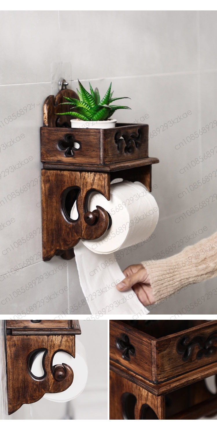 Деревянный держатель для бумаж – обзор и цена Home Bathroom Paper Towels