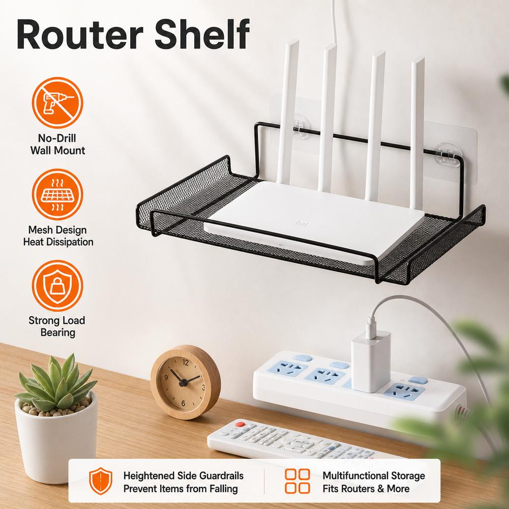 Настенная полка для роутера из – обзор и цена Home Bathroom Organizer