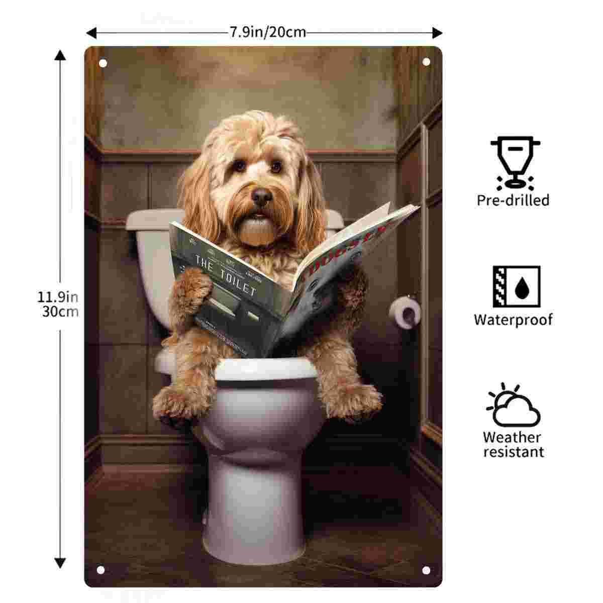 2D плоская металлическая табли – обзор и цена Home Bathroom Sign