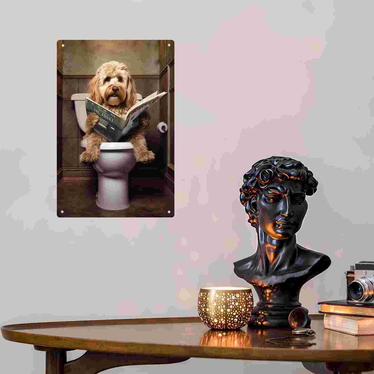 2D плоская металлическая табли – обзор и цена Home Bathroom Sign